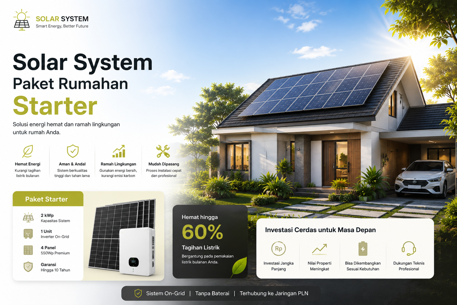 Solar System Paket Rumahan Starter