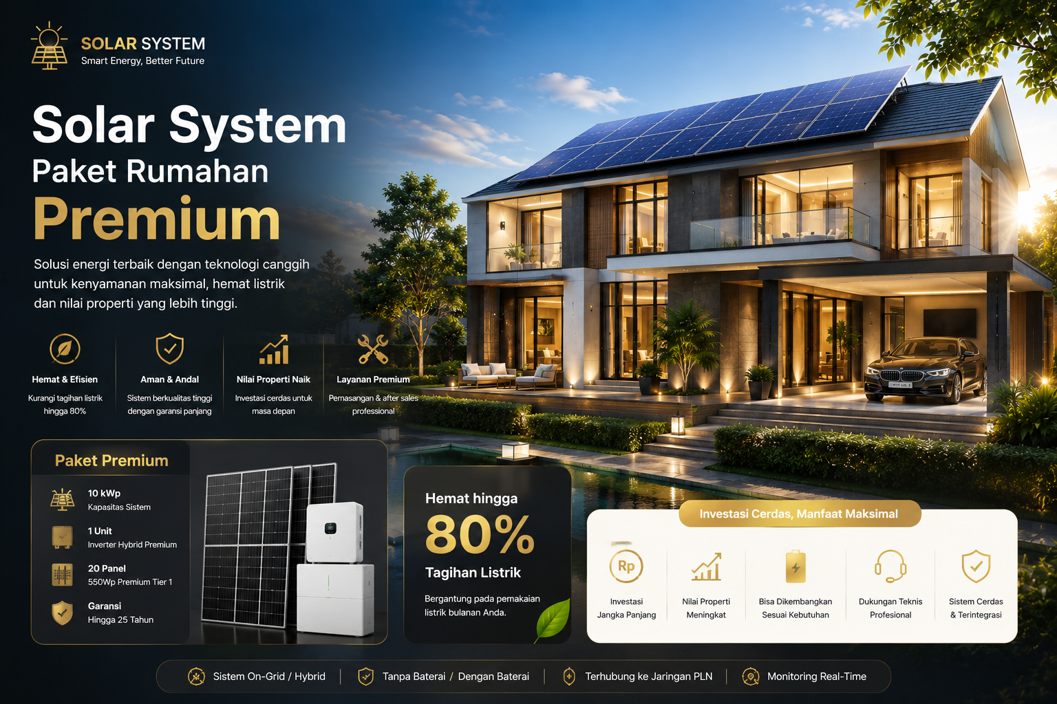 Solar System - Paket Rumahan Premium