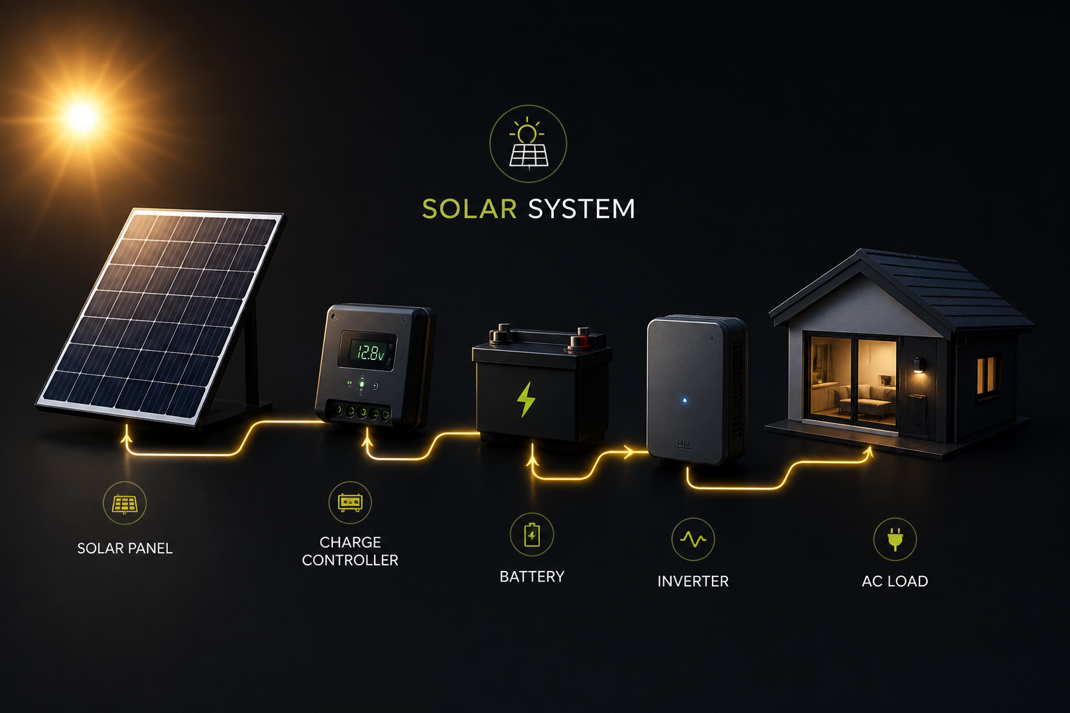 solar system hybrid on grid off grid Jakarta
